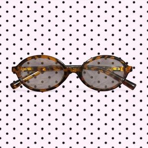Tortoise Shell Oval Sunglasses